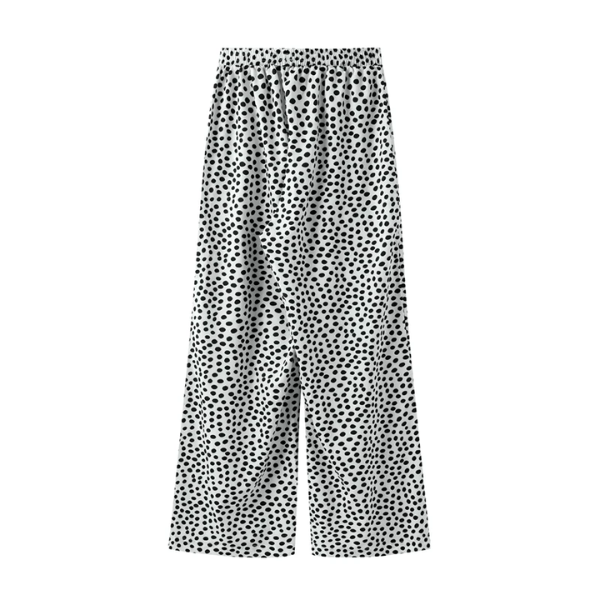 pantalon évasé imprimé femme