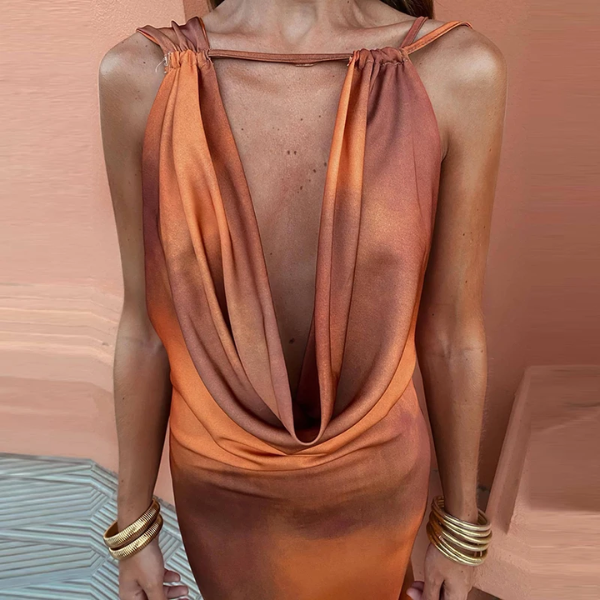robe longue dos nu