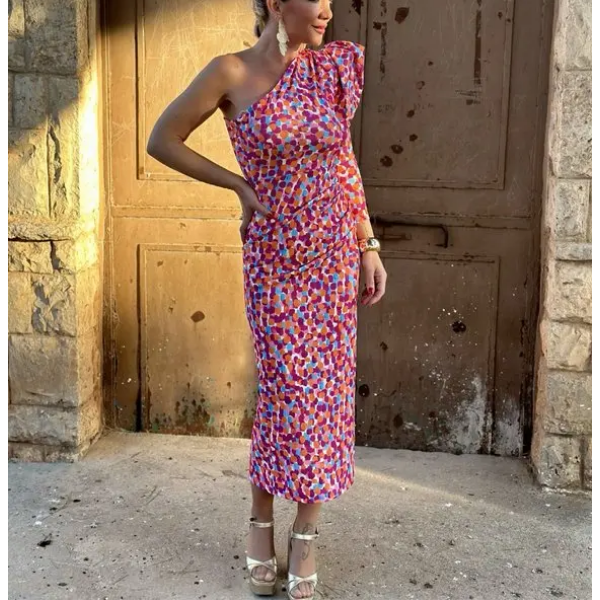 robe Calie asymétrique