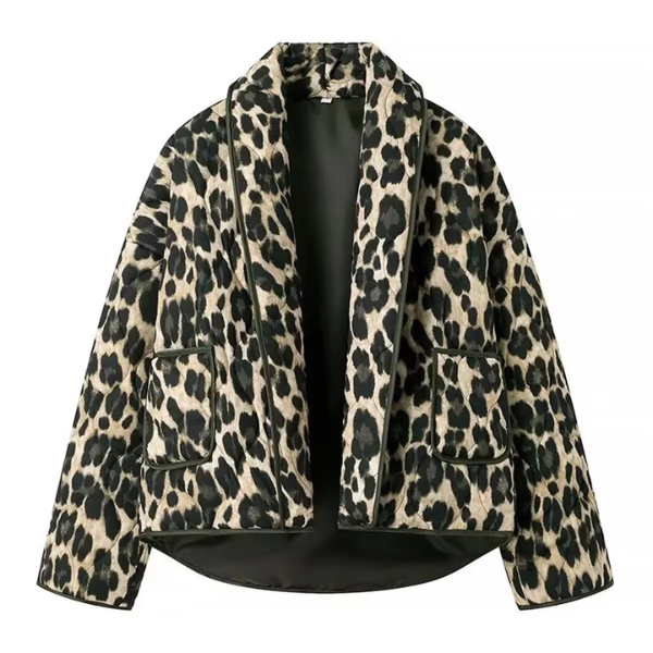 veste tendance léopard