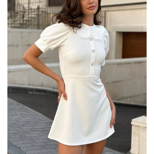 robe blanche vintage