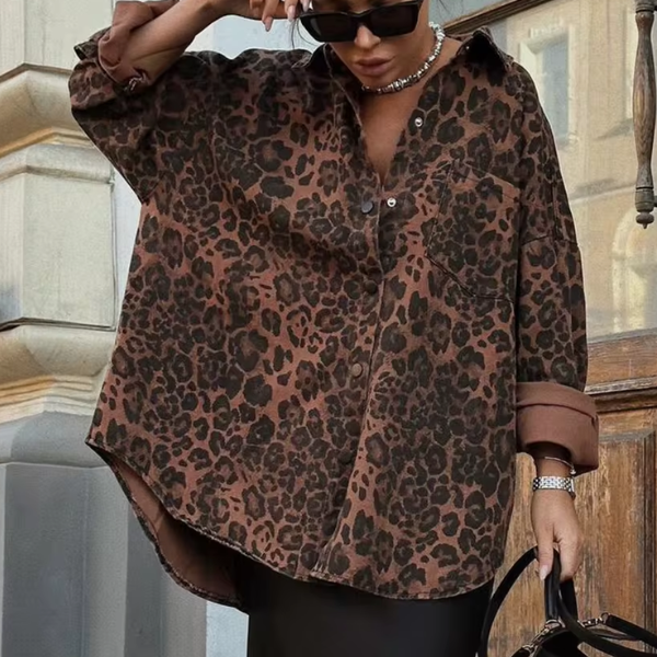 Chemise Iena léopard pour femme L'Atelier des Parisiennes