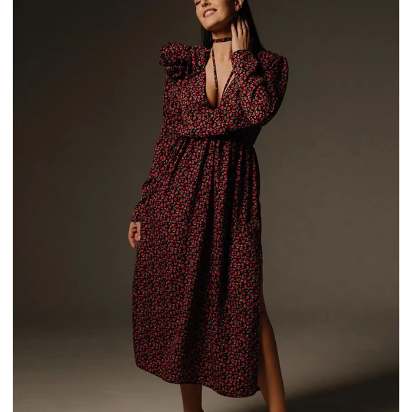 robe longue fleurie grande occasion