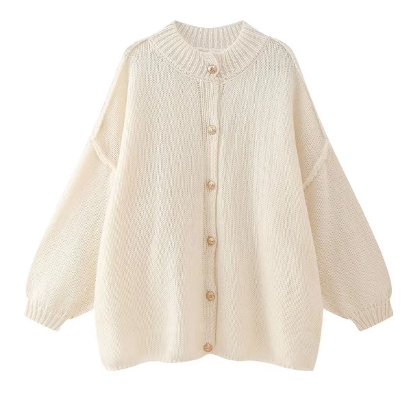 gilet blanc boutons dorés