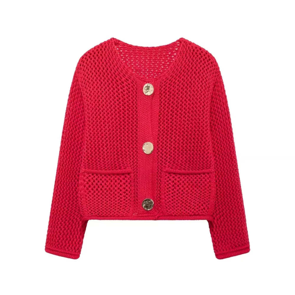 cardigan rouge femme