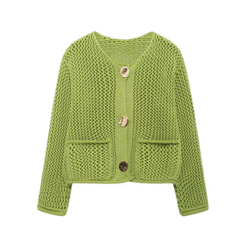 cardigan vert femme
