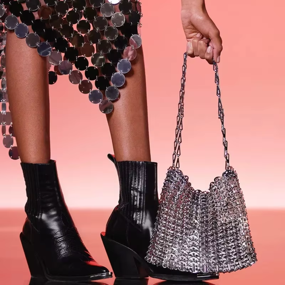 sac tendance argenté