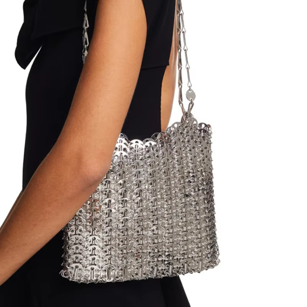 sac métallique argenté