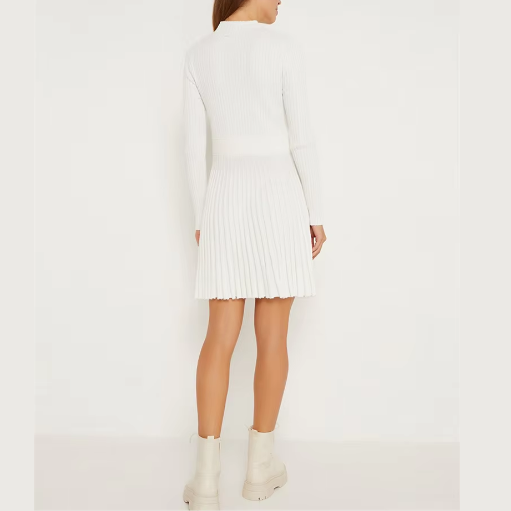 robe blanche hiver femme