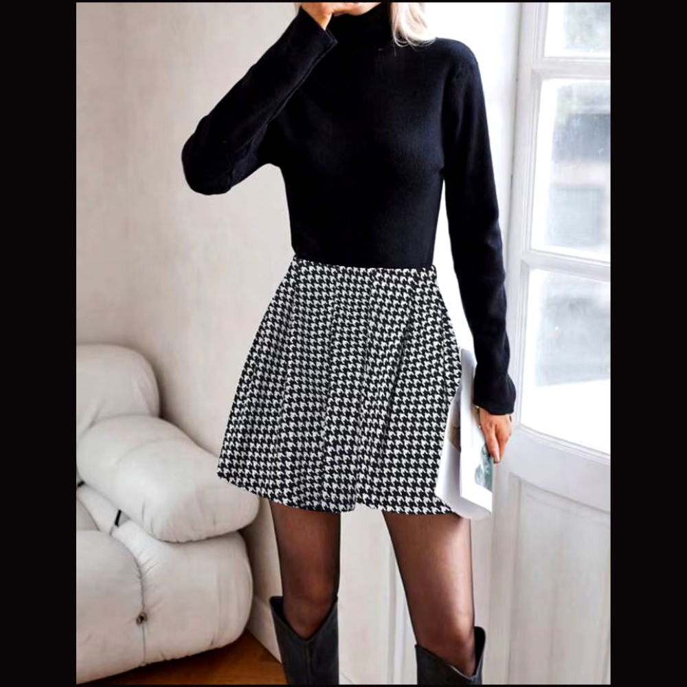 short tendance vintage hiver femme