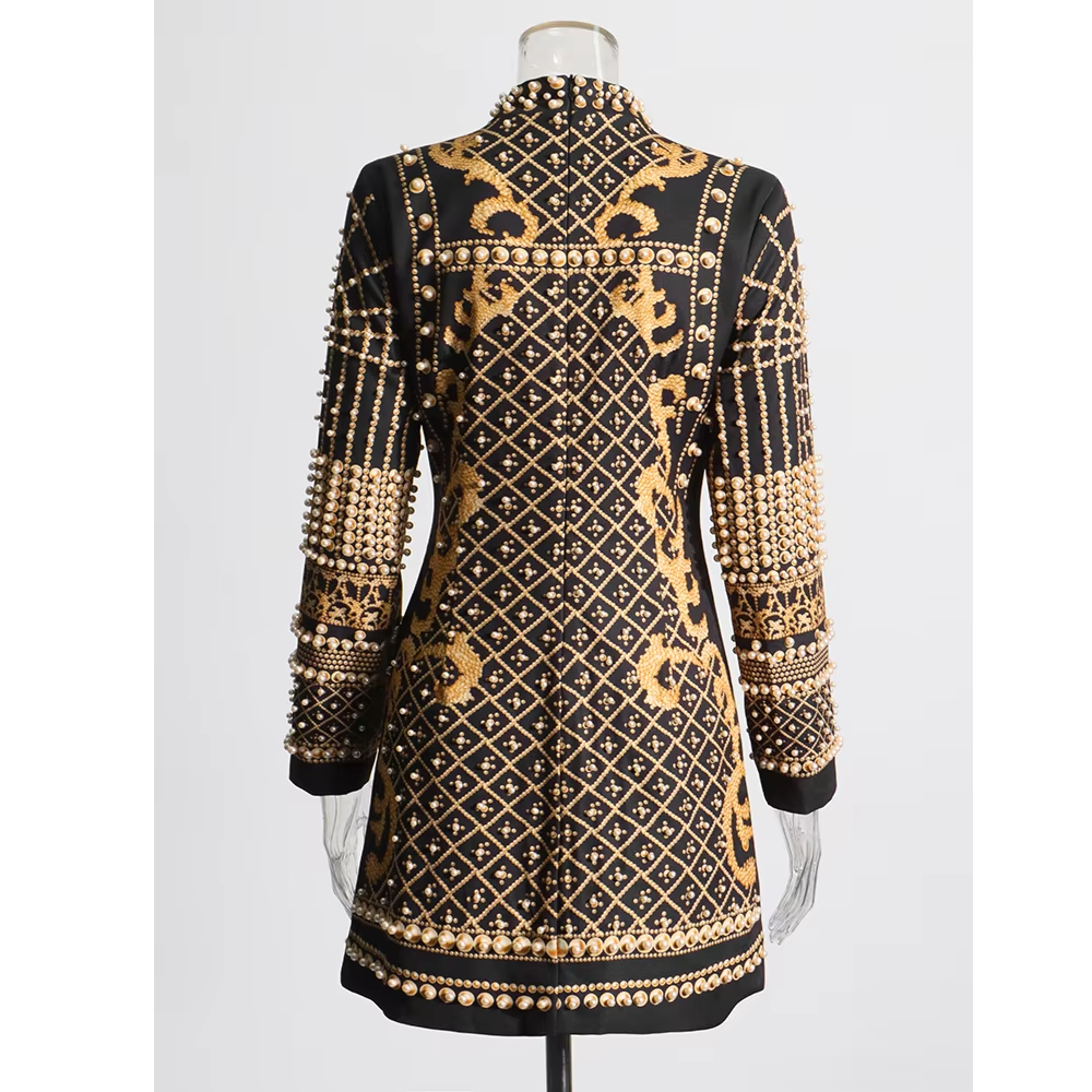 mini robe manches longues hiver chic femme