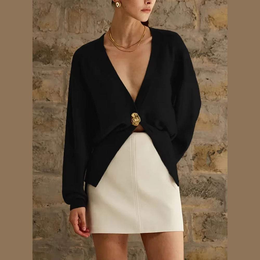 cardigan noir tendance femme