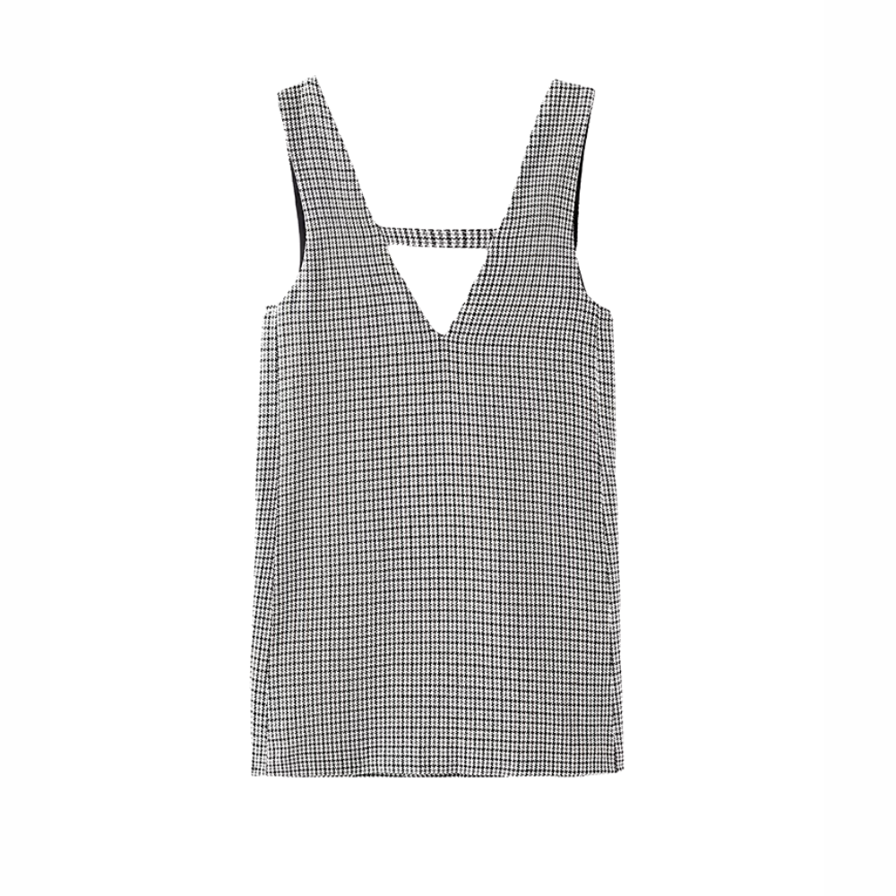 mini robe courte à carreaux tendance hiver