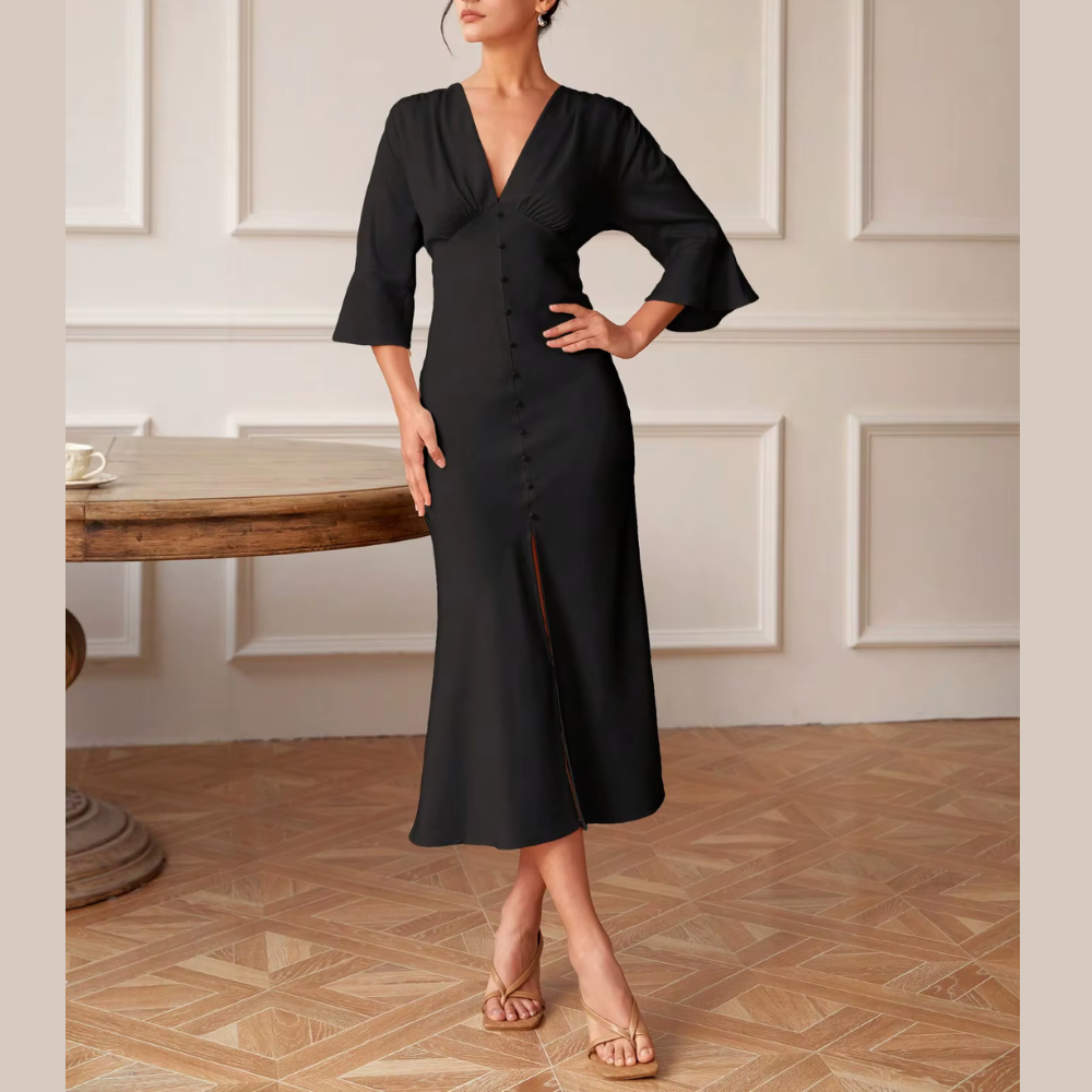 robe longue à manches longues femme petit prix