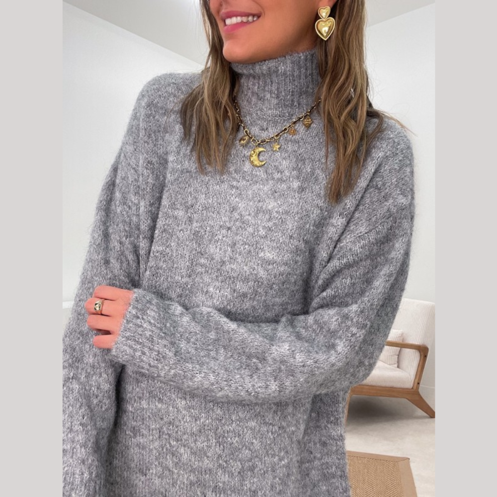 robe pull longue en laine femme