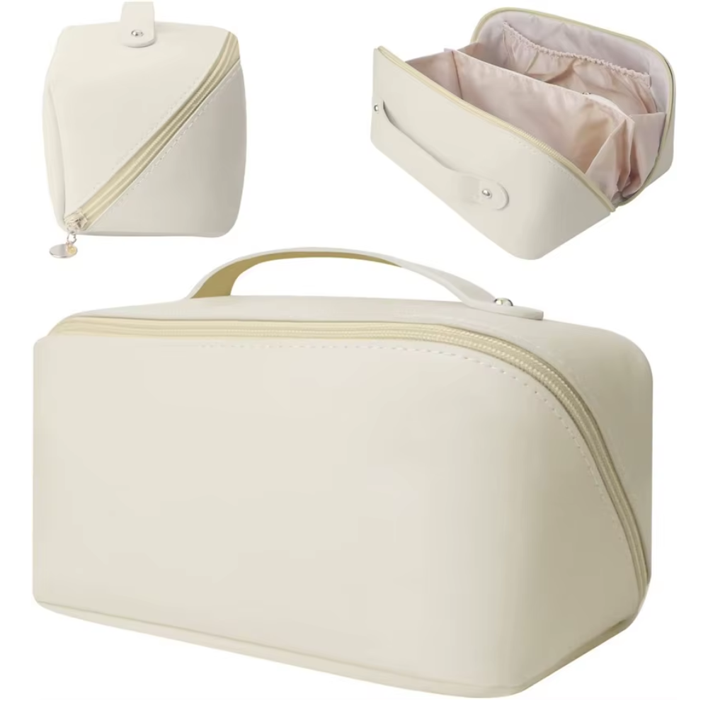 Trousse de maquillage personnalisée prénom blanche