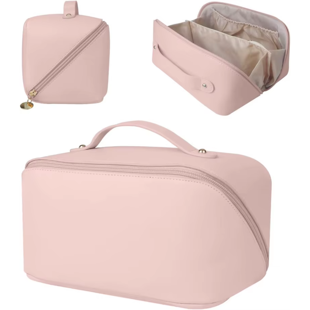 Trousse de maquillage personnalisée prénom rose