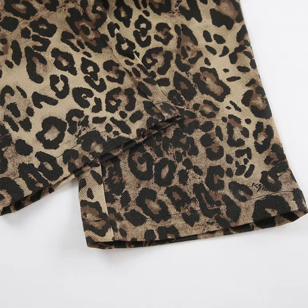 jean taille haute léopard droit (5)