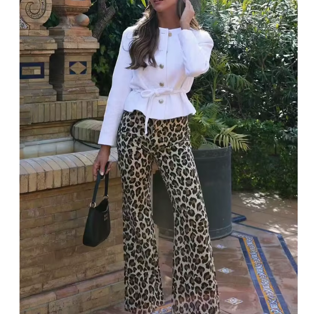 pantalon jambes larges imprimé léopard (2)