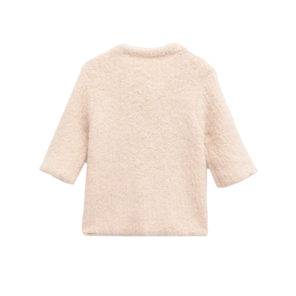 Gilet à manches courtes avec nœud papillon blanc (2)