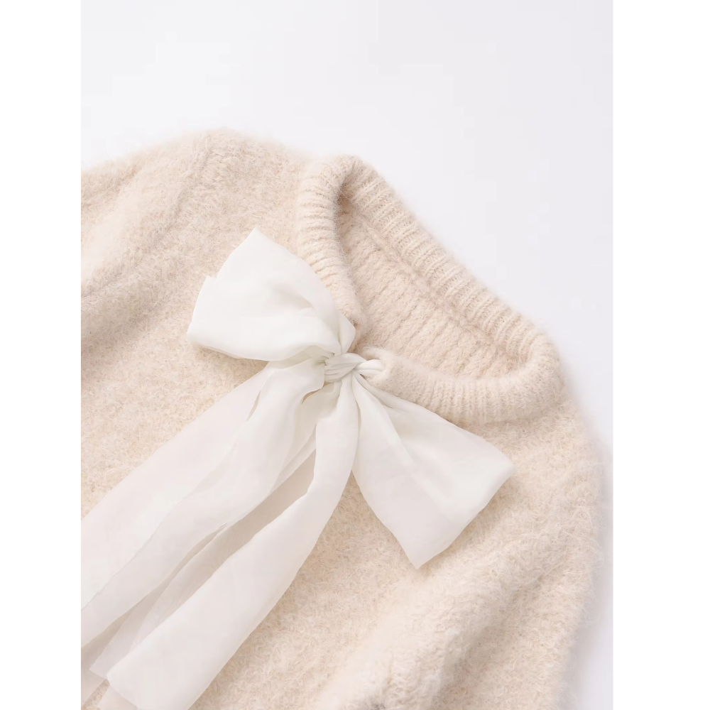 Gilet à manches courtes avec nœud papillon