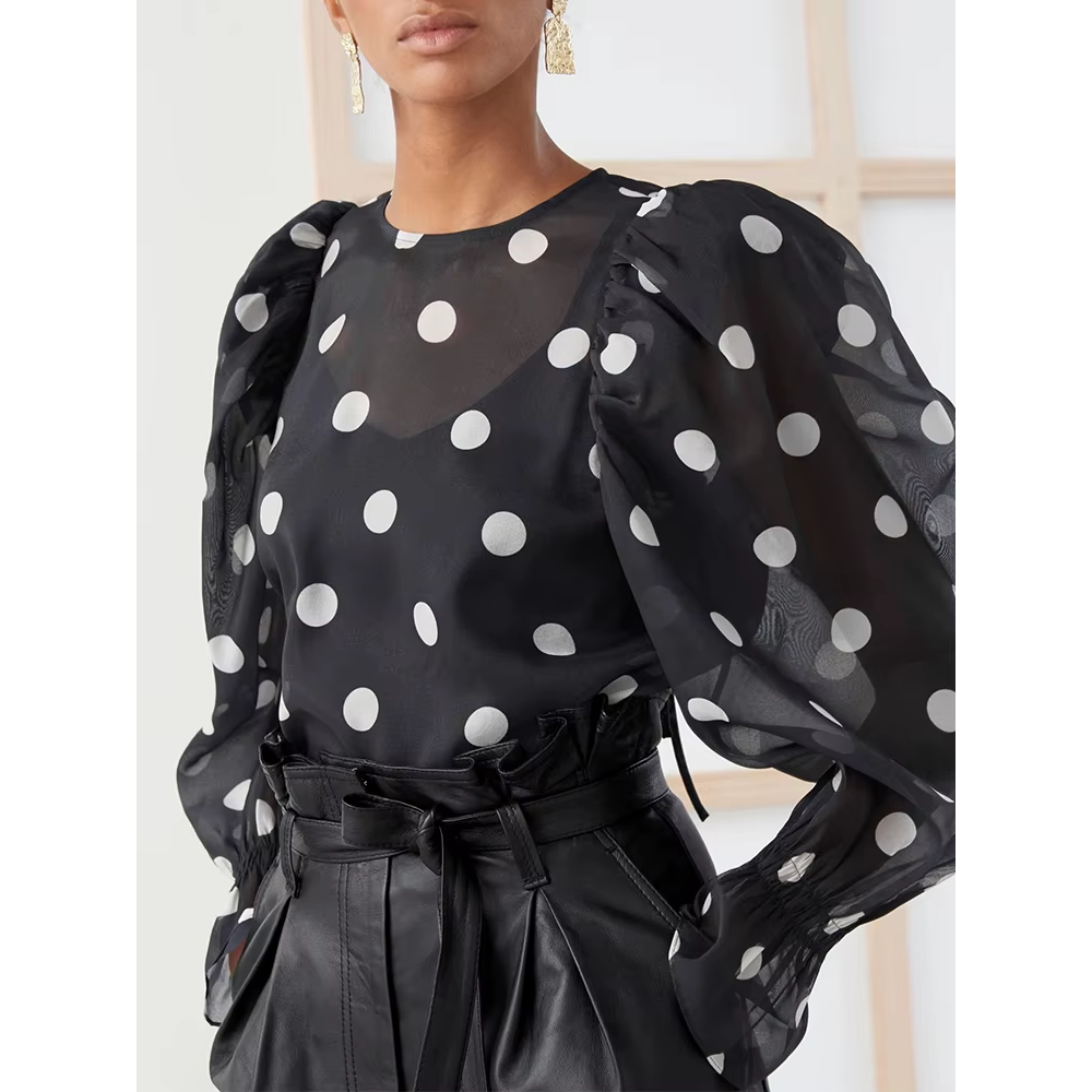 chemisier femme transparent