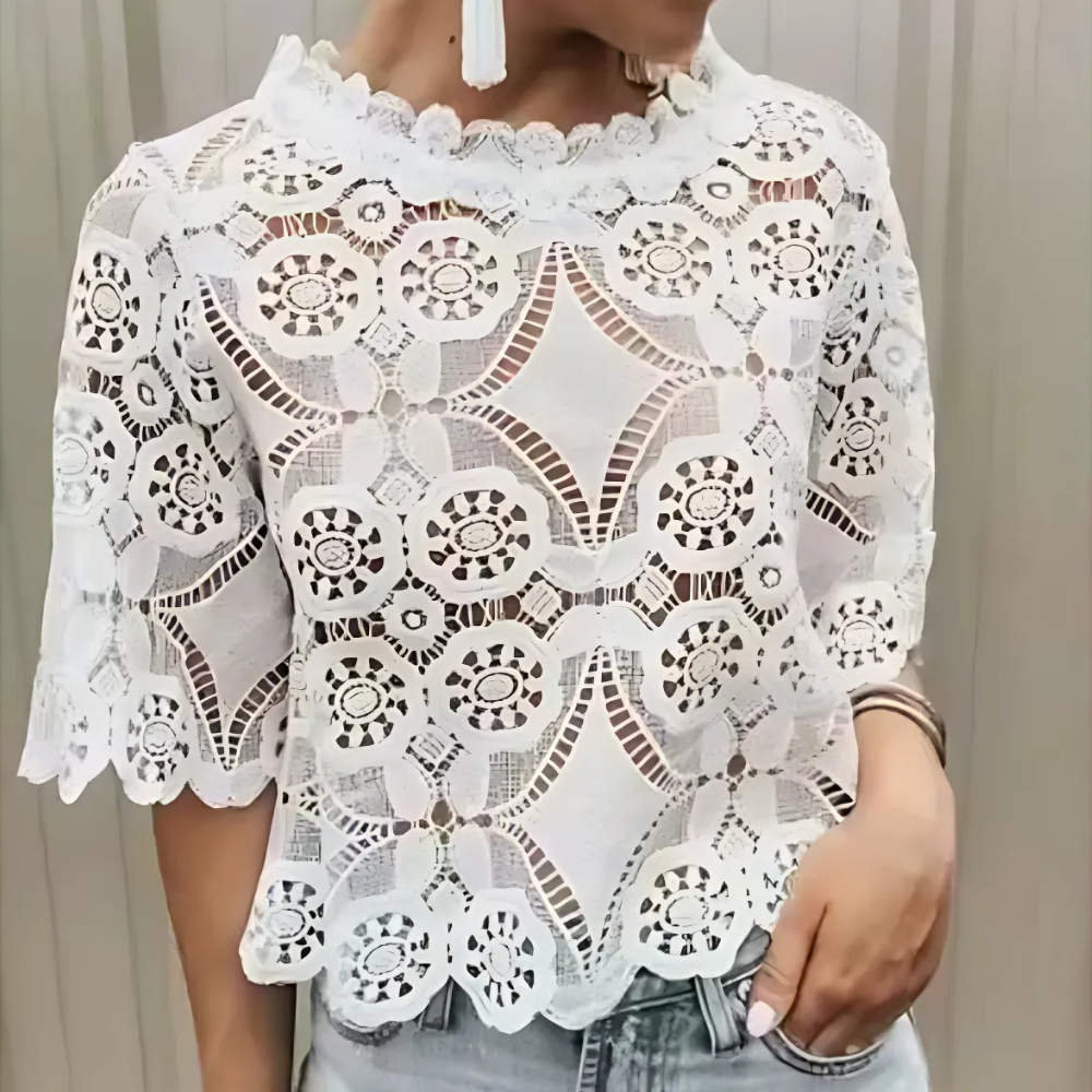 top en dentelle alix