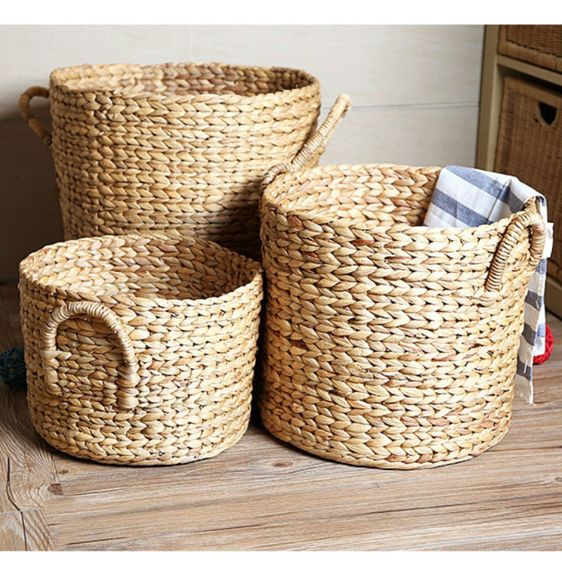 Panier-de-rangement-en-rotin-tiss-la-main-1-pi-ce-panier-de-rangement-nordique-feuille