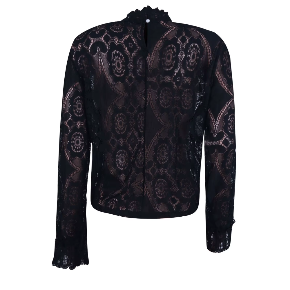 Blouse dentelle noire femme (3)