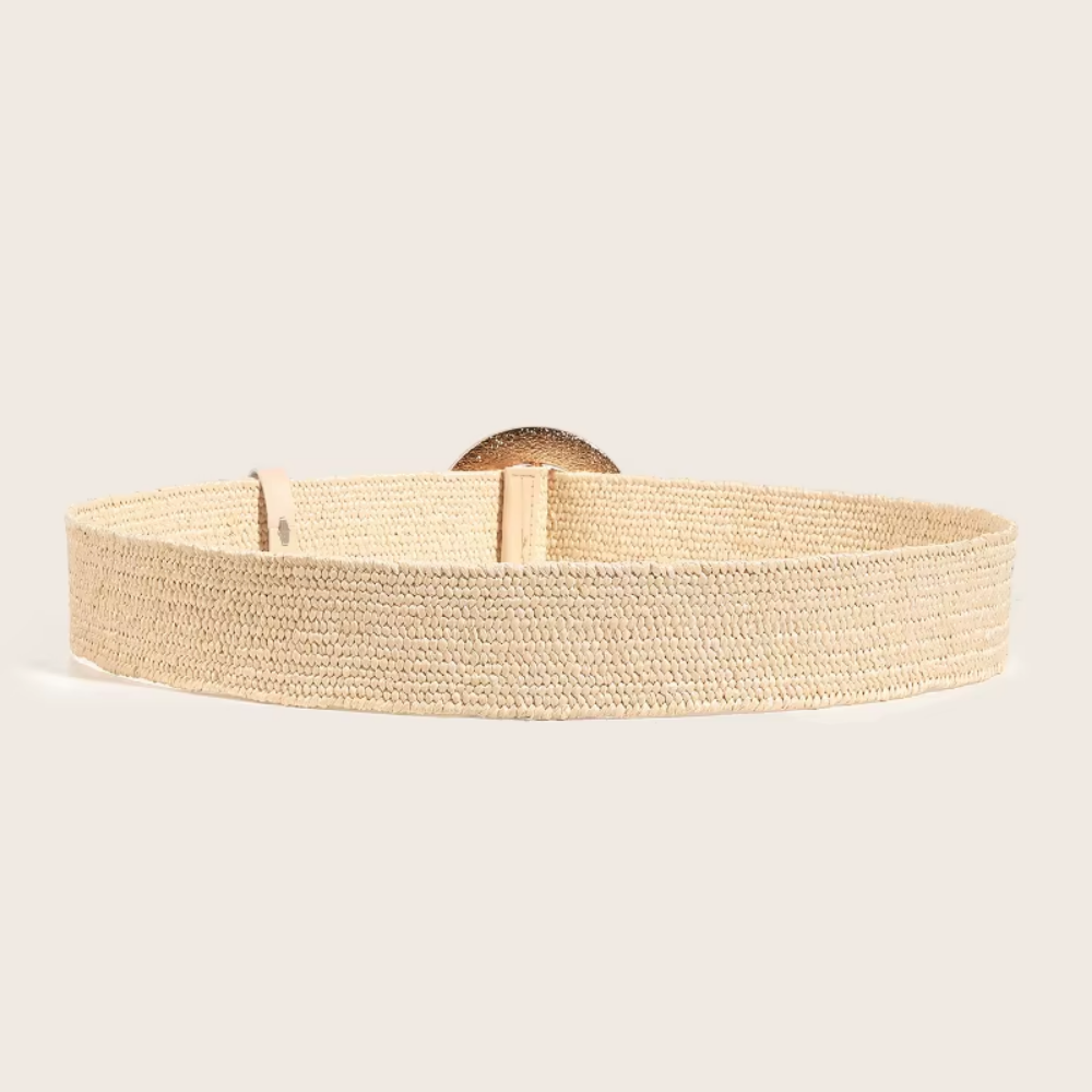 ceinture tressée femme boucle ronde perlée (5)