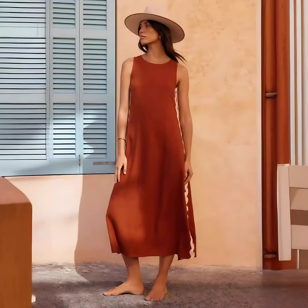 robe dété longue sans manches