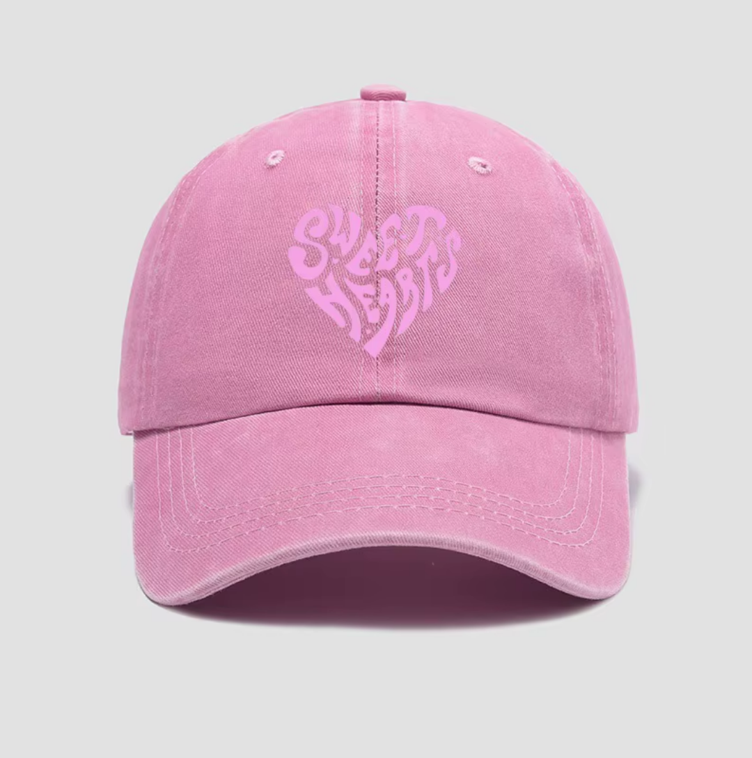 Casquette Sweat hearts rose