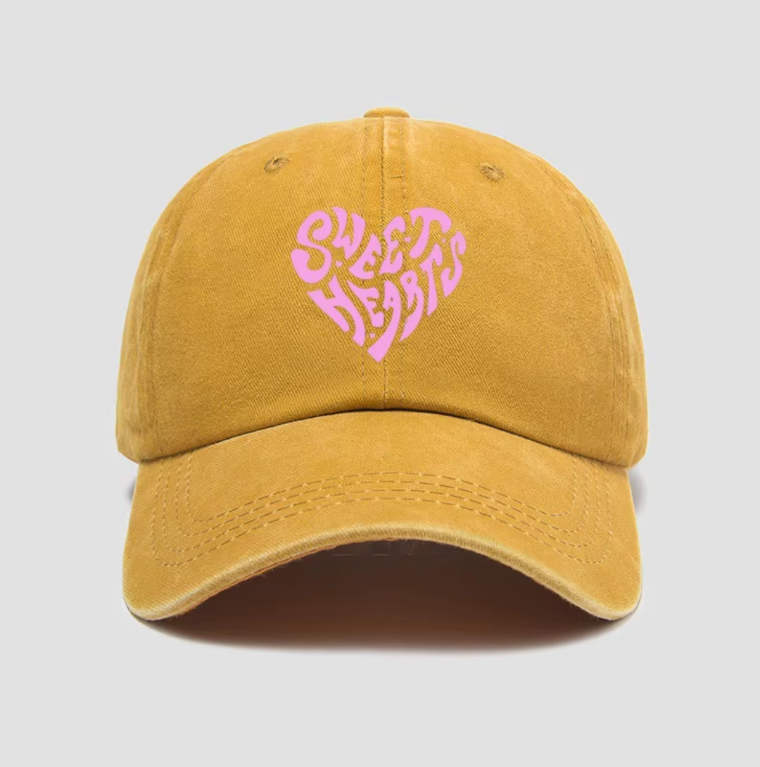 Casquette Sweat hearts yellow