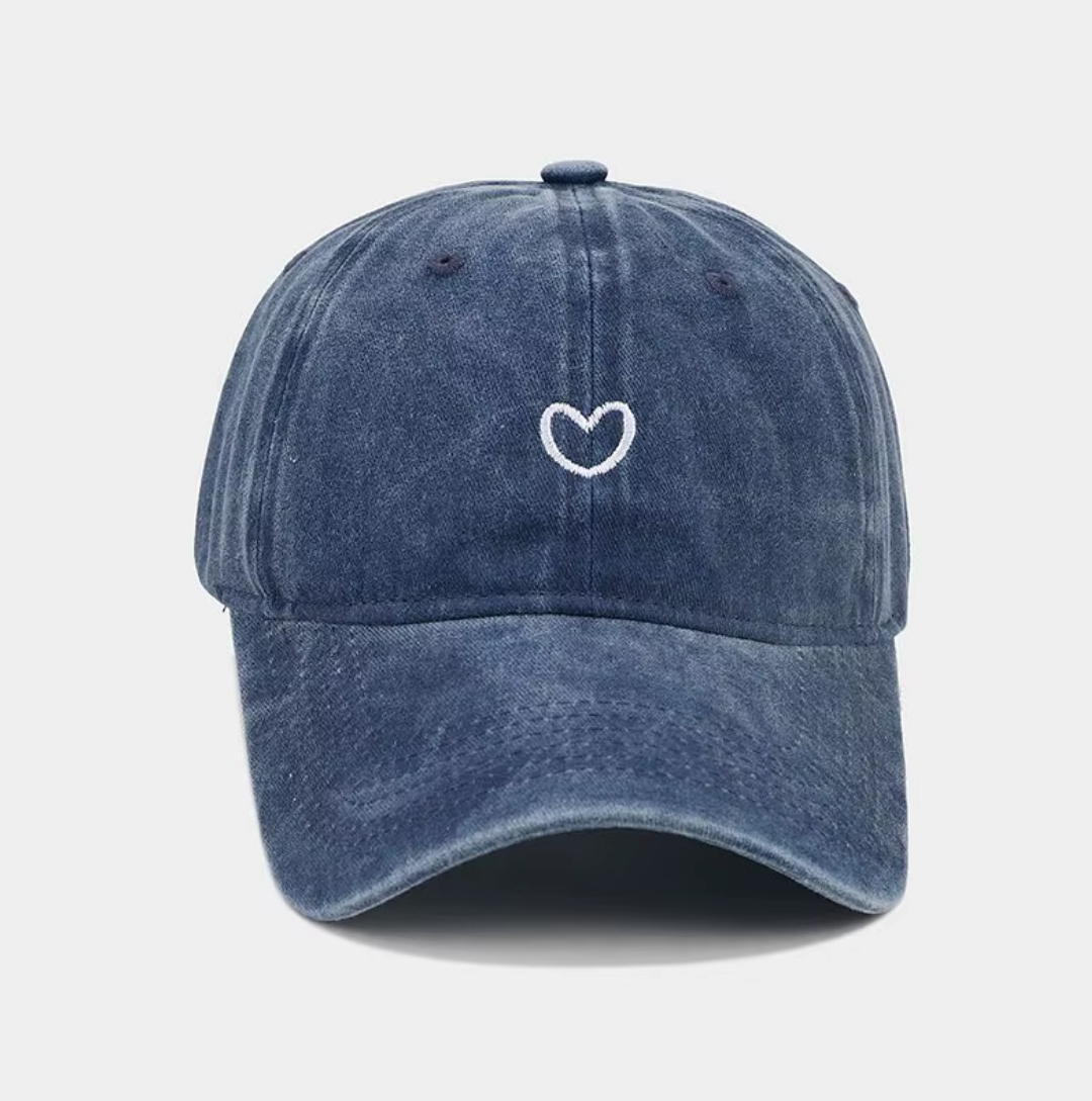 Casquette Heart bleu marine