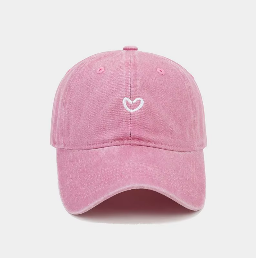 Casquette Heart rose (2)