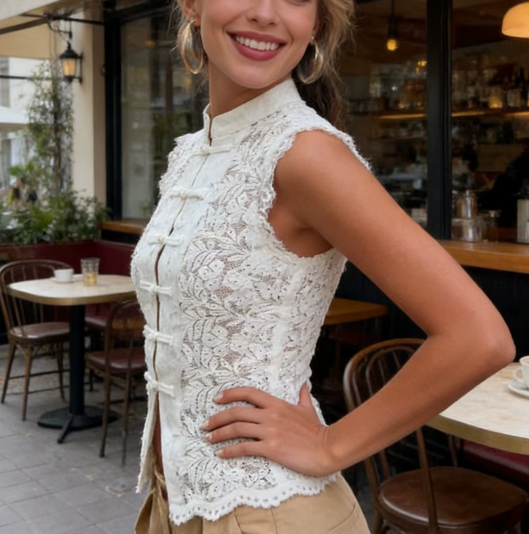 Débardeur Canelle blanc