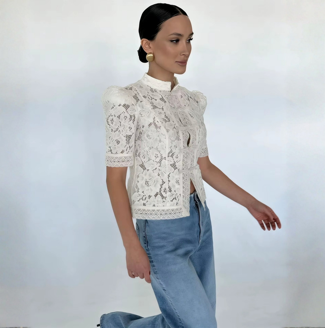 T-shirt Canelle blanc