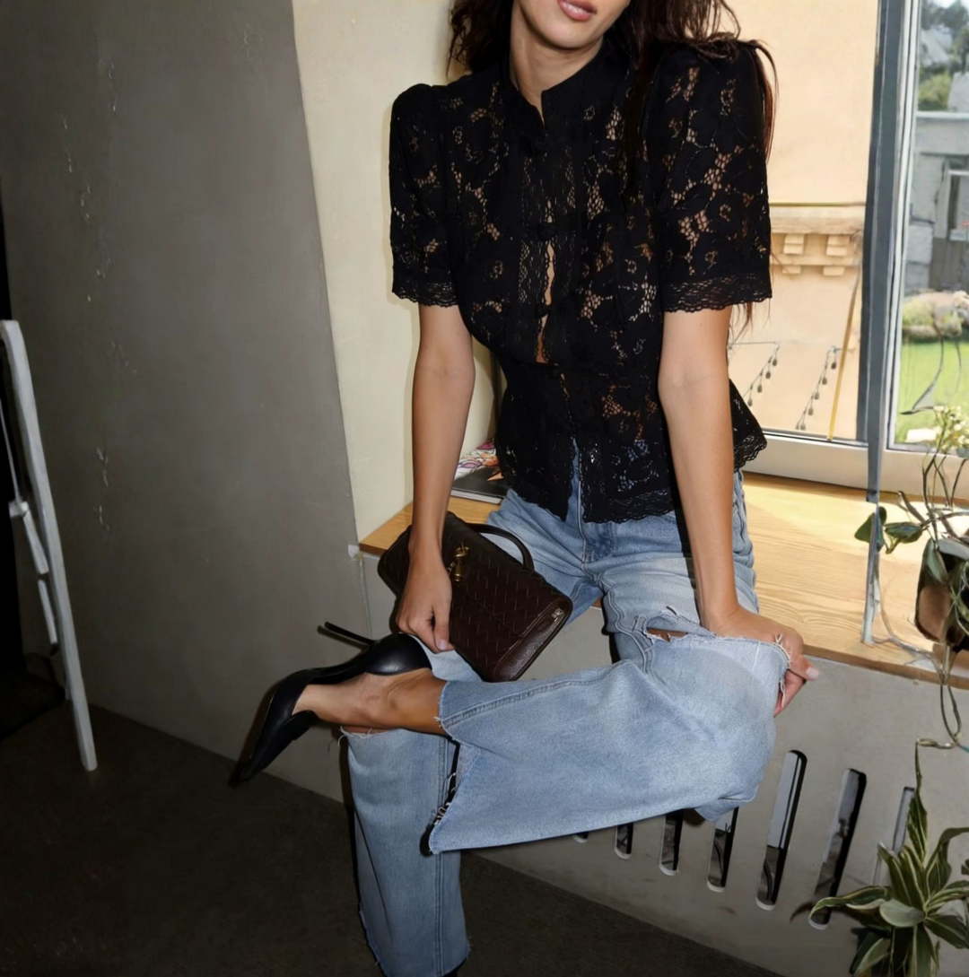 T-shirt Canelle noir