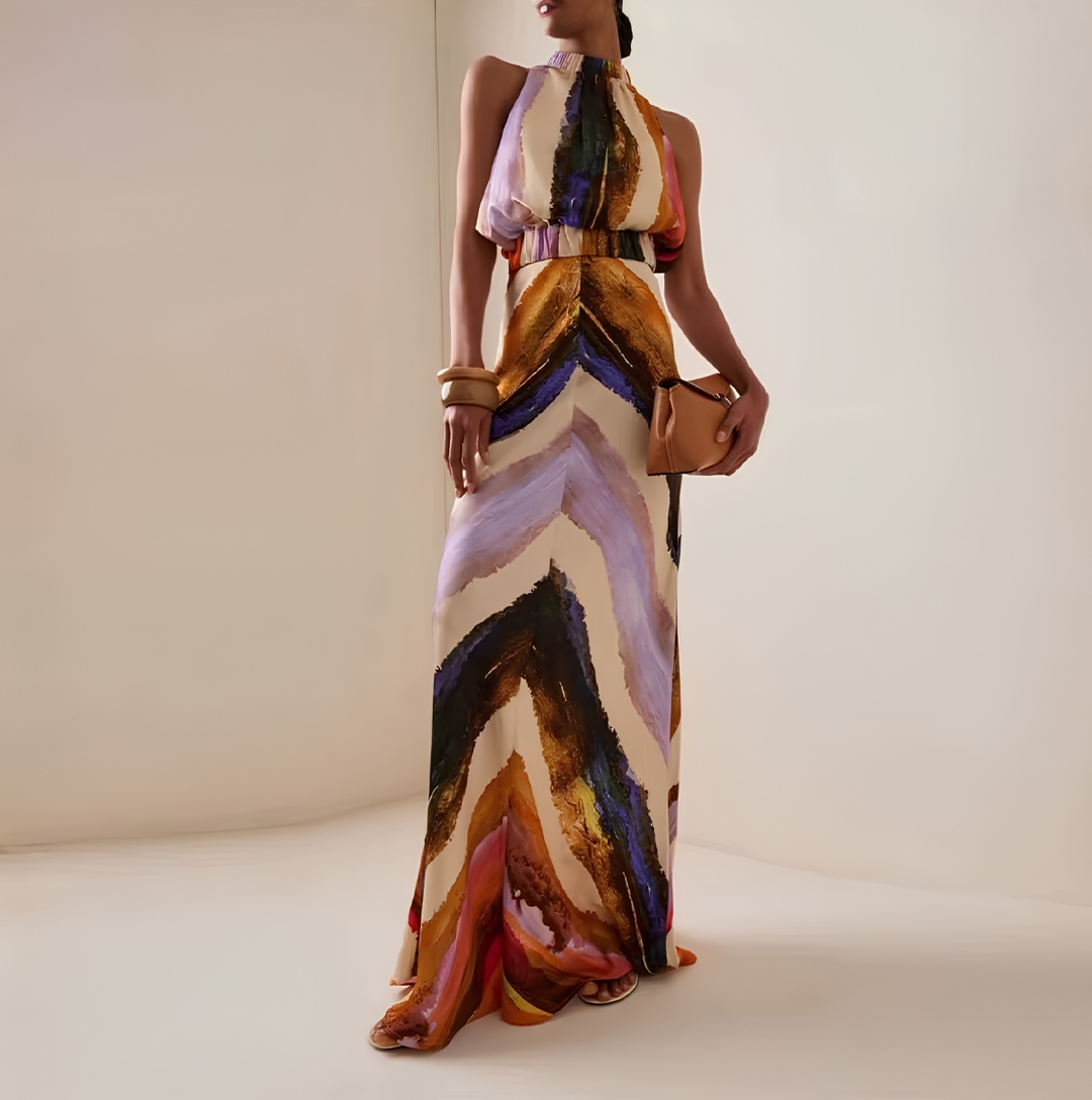 Robe longue Ginette élégante