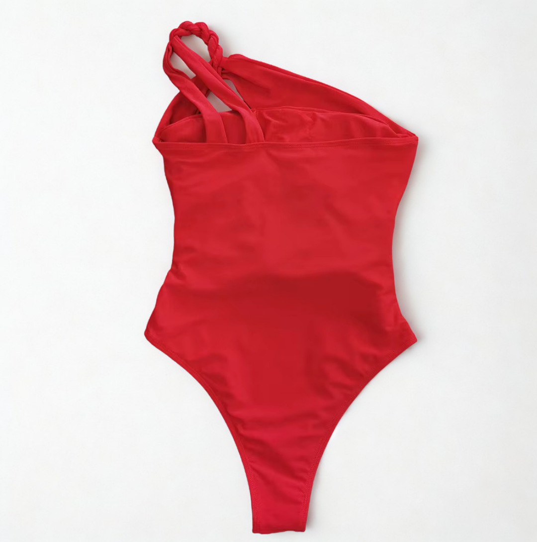 Maillot de bain Belvi rouge femme