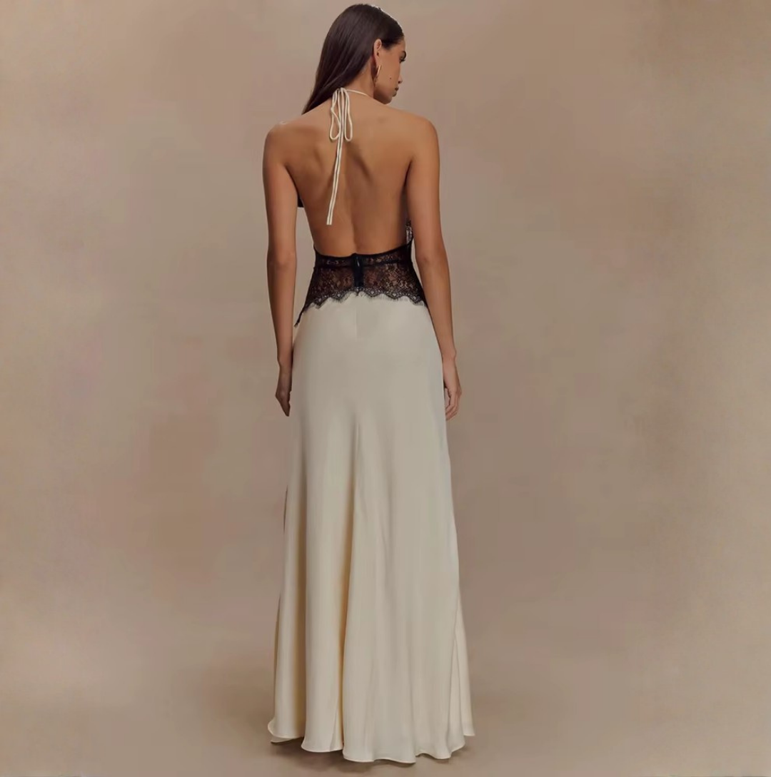 Robe Caliane blanche dos nu