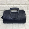 sac à main serpent python black cuir véritable