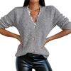 Hirigin-femmes-printemps-automne-dentelle-d-cor-boutonn-col-en-v-chandails-manches-longues-mode-dames