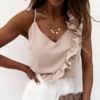 débardeur chic rose à volants femme mode été 2021
