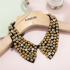collier faux col claudine tendance à perles et strass nacrées en ligne