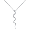 collier pendentif serpent en argent 925 femme