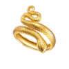 bague ajustable serpent en argent 925 plaqué or 18k femme bijoux en ligne