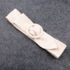 ceinture blanche écru large suédine robe combi femme originale chic