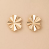 boucles d'oreilles fleurs dorées boutique bijou fantaisie original