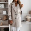 manteau gris chic femme